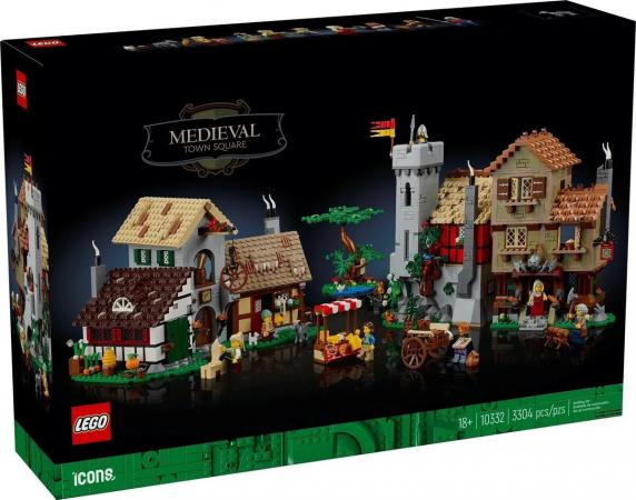LEGO Nieuw Icons Middeleeuws stadsplein