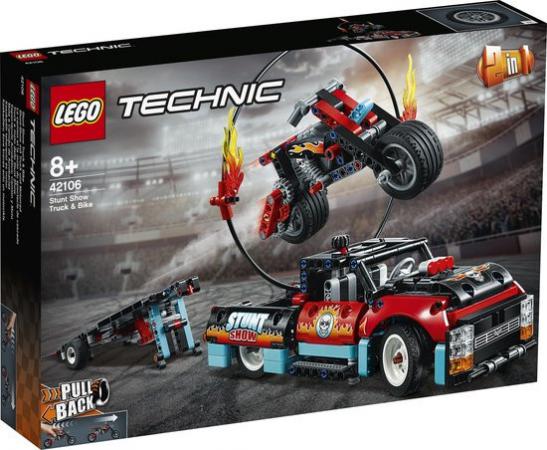 LEGO Technic Truck en Motor voor Stuntshow