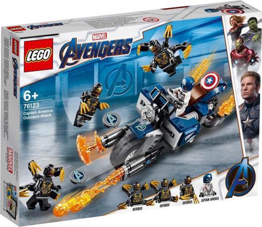 LEGO Super Heroes Marvel Avengers: Endgame Captain America: Aanval van de Outriders