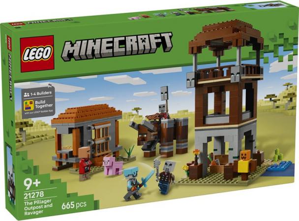 LEGO Minecraft De Plunderaar buitenpost en Verwoester