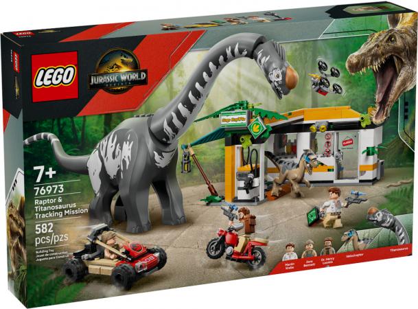 LEGO Jurassic World Juraccic World Raptor en Titanosaurus opsporingsmissie
