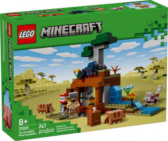 LEGO Minecraft De gordeldieren bij de mijn