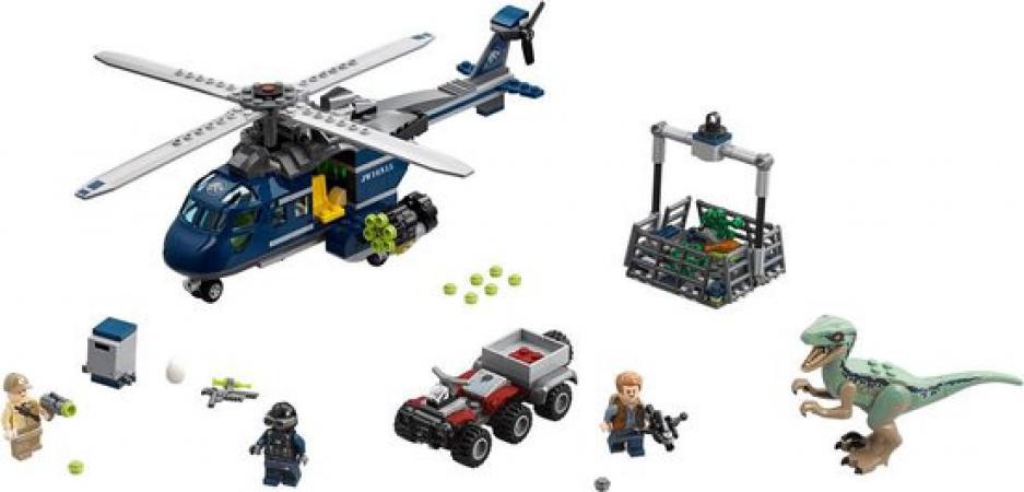 LEGO Jurassic World Helikopterachtervolging van Blue