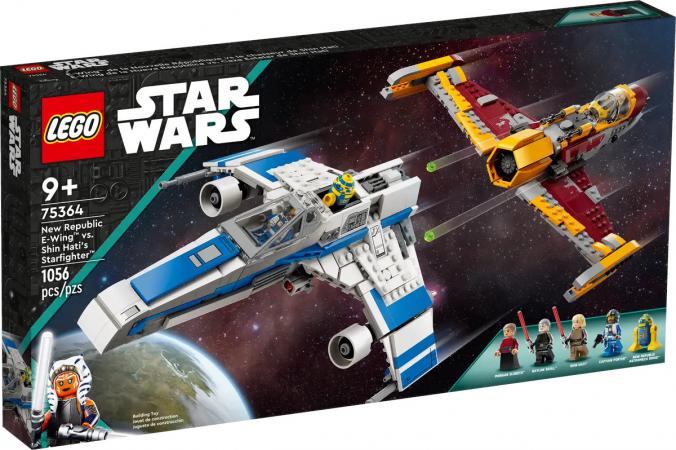 LEGO Star Wars New Republic E-wing vs Shin Hatis Starfighter