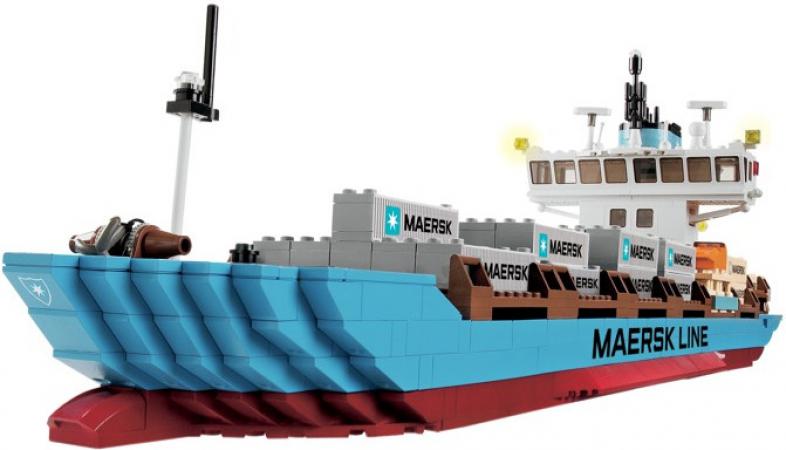 LEGO Icons Sculptures Maersk Line container schip