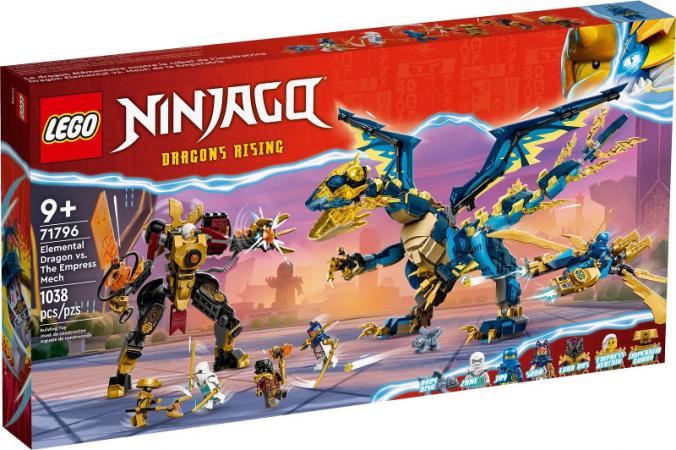 LEGO Ninjago Elementdraak vs. de mecha van de keizerin