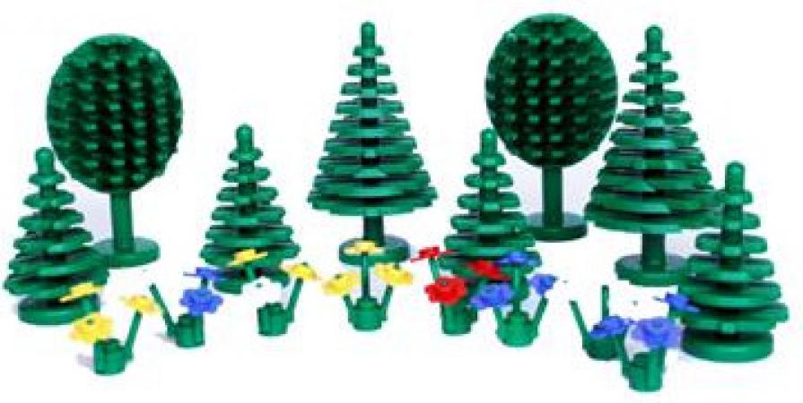 LEGO Town Trees and Flowers