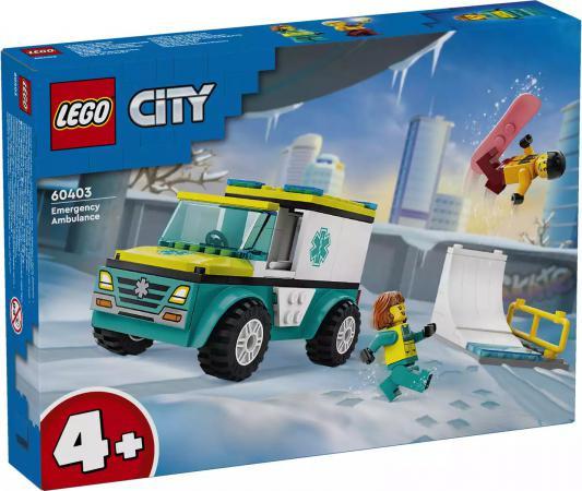 LEGO City Ambulance en snowboarder