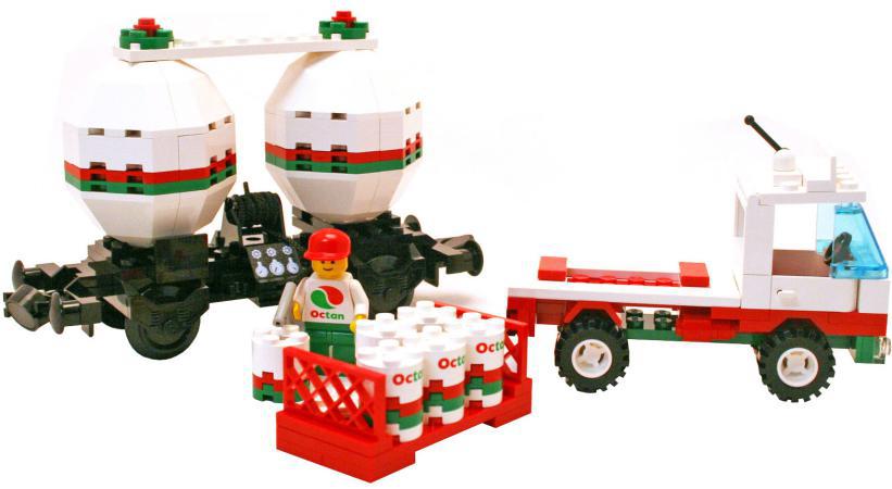 LEGO Trains Octan Twin Tank Rail Tanker