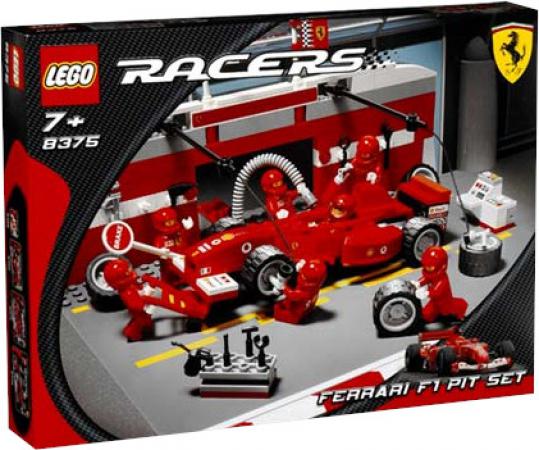 LEGO Racers Ferrari F1 Pit Set