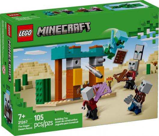 LEGO Minecraft De Illagers in de woestijn