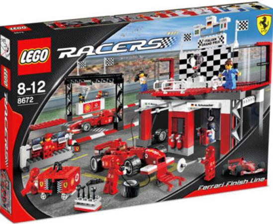 LEGO Racers Ferrari Finish Line