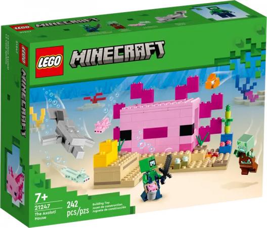LEGO Nieuw Minecraft Het axolotlhuis