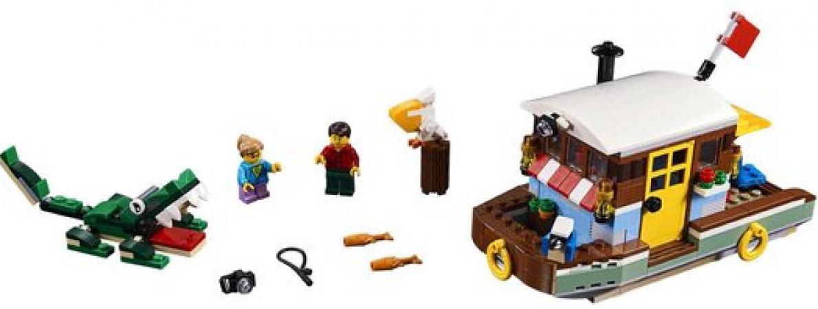 LEGO Creator 3-in-1 Creator Woonboot aan de Rivier