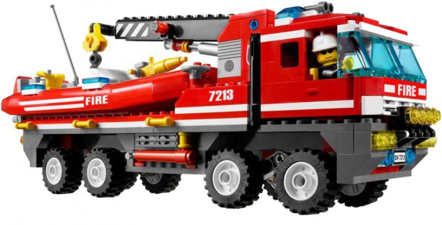 LEGO City Off-road brandweerwagen en brandweerboot