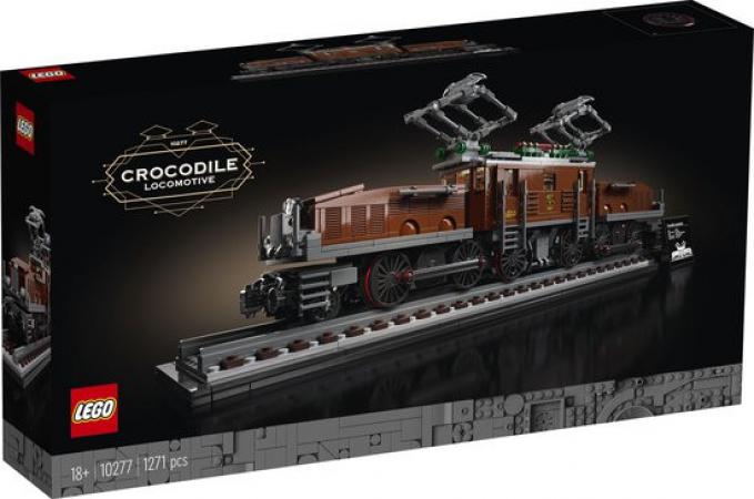 LEGO Icons Krokodil Locomotief