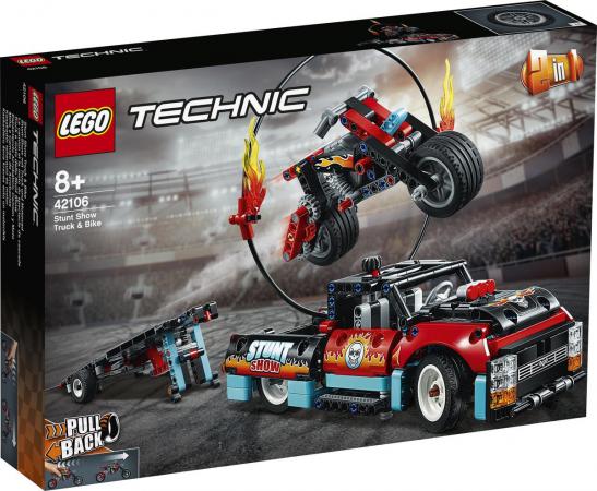 LEGO Technic Truck en Motor voor Stuntshow